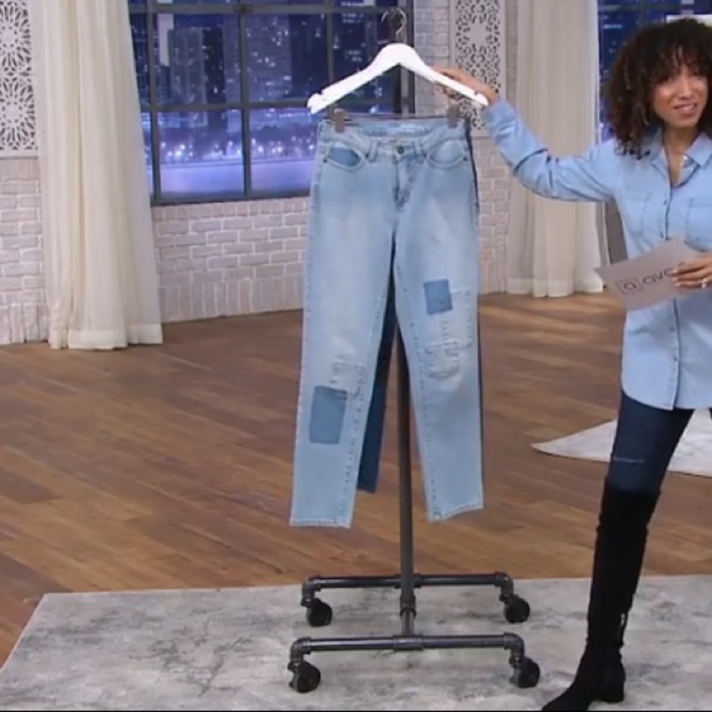 Studio By Denim & Co. patch ankle jeans